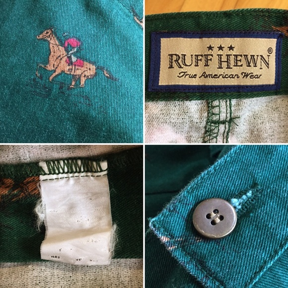 VNTG High Waist Equestrian Horse Ruff Hewn Skirt - Picture 4 of 6